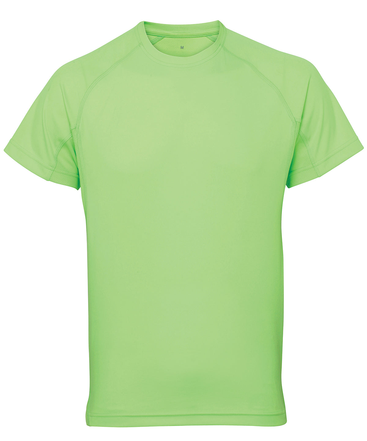 TriDri® panelled tech tee | lightning green