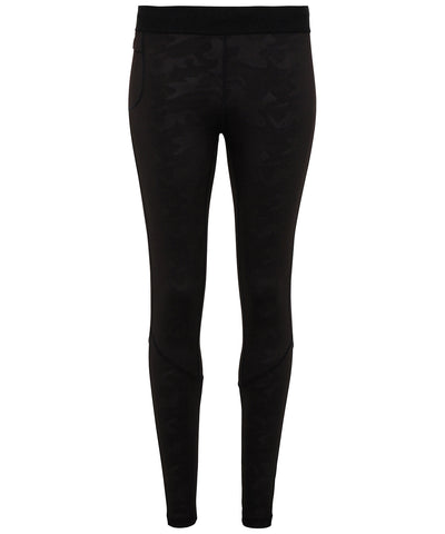 TriDri® training leggings | black camo