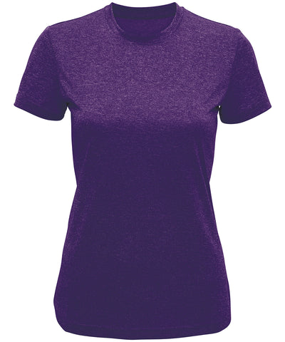 Womens TriDri® performance t-shirt | purple melange
