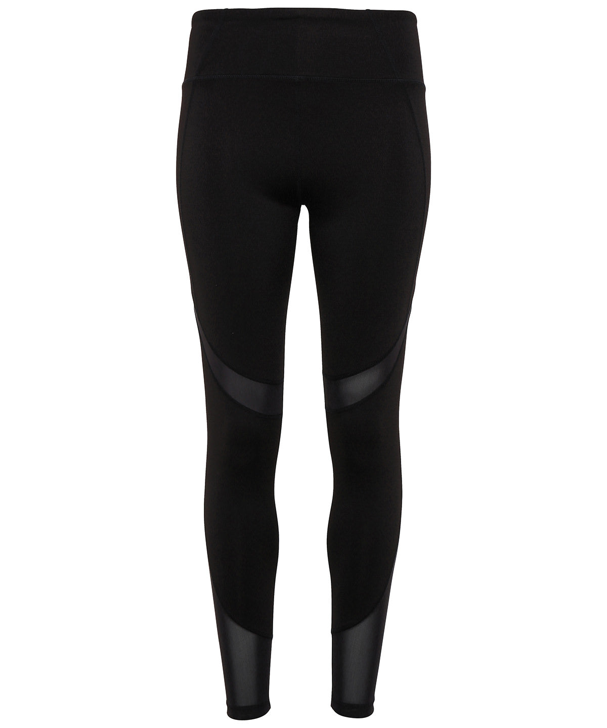 Womens TriDri® mesh tech panel leggings full-length | Black