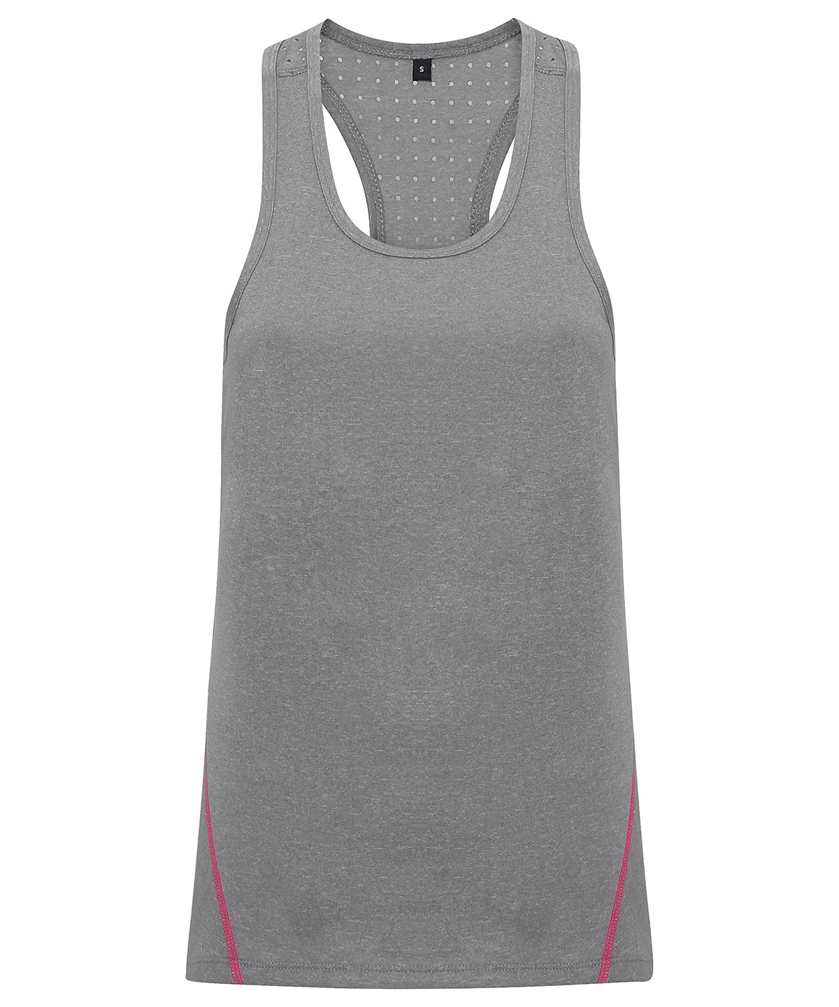 Womens TriDri® laser cut vest | silver melange