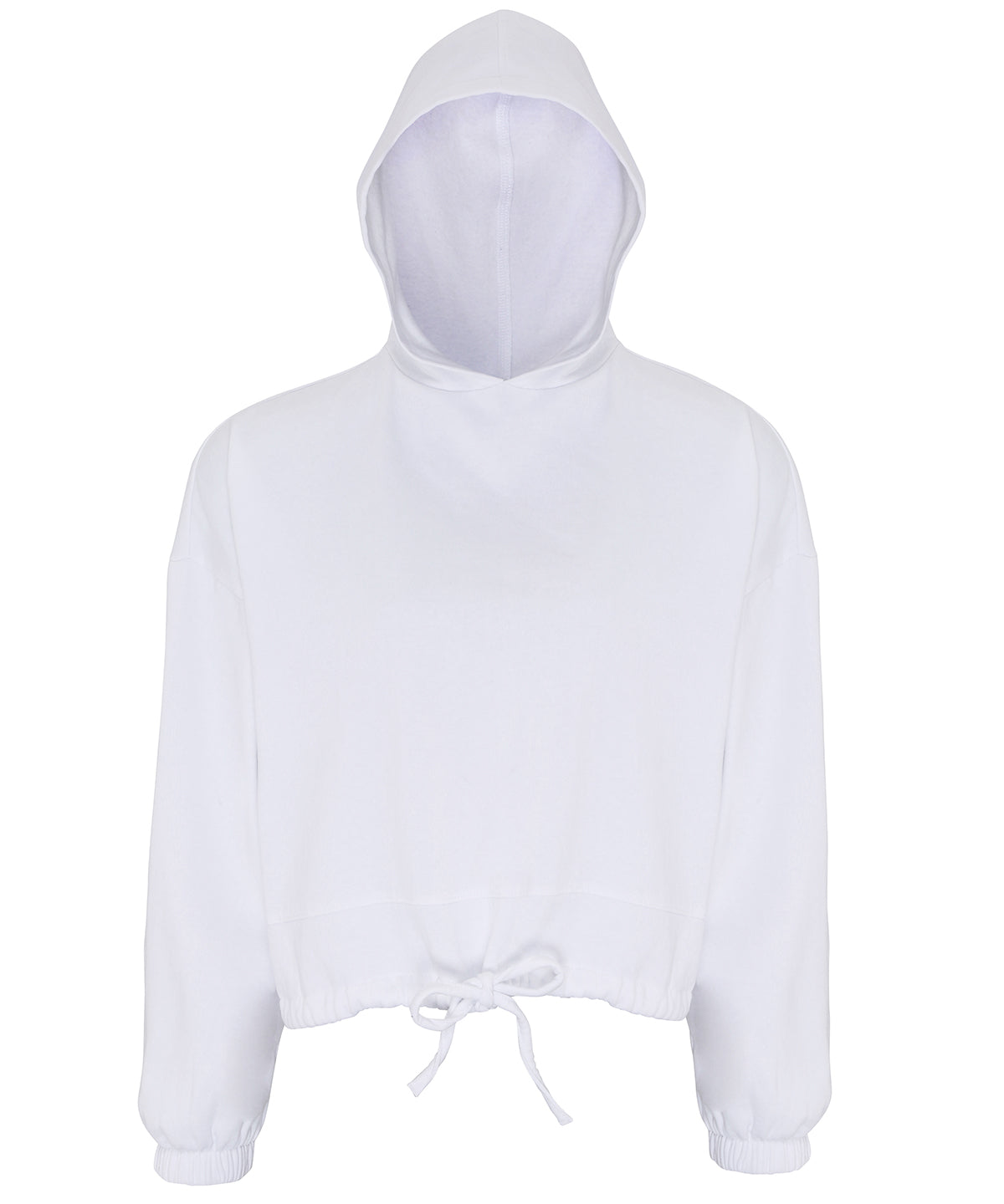 Womens TriDri® cropped oversize hoodie | white