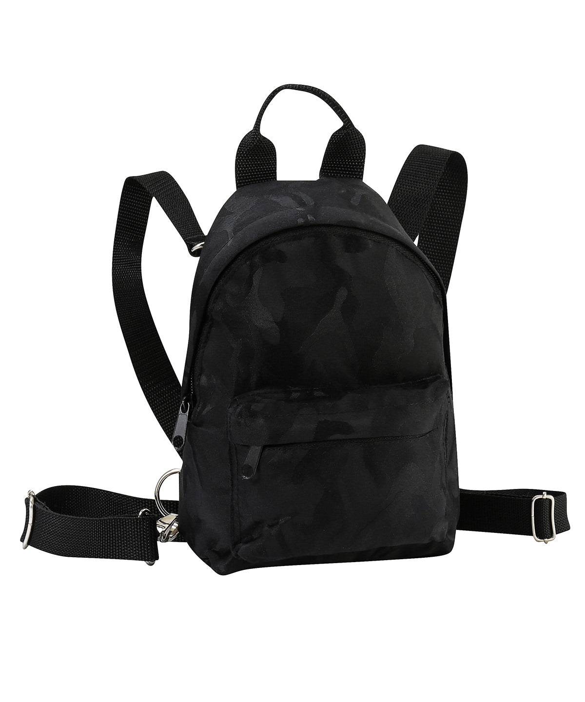 TriDri® camo mini backpack | Black Camo