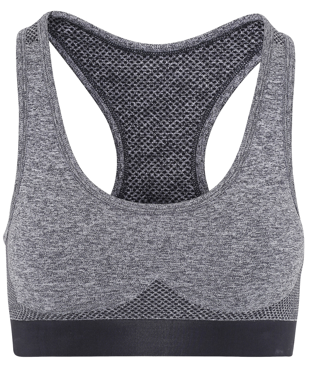TriDri® seamless 3D fit multi-sport sculpt bra | charcoal