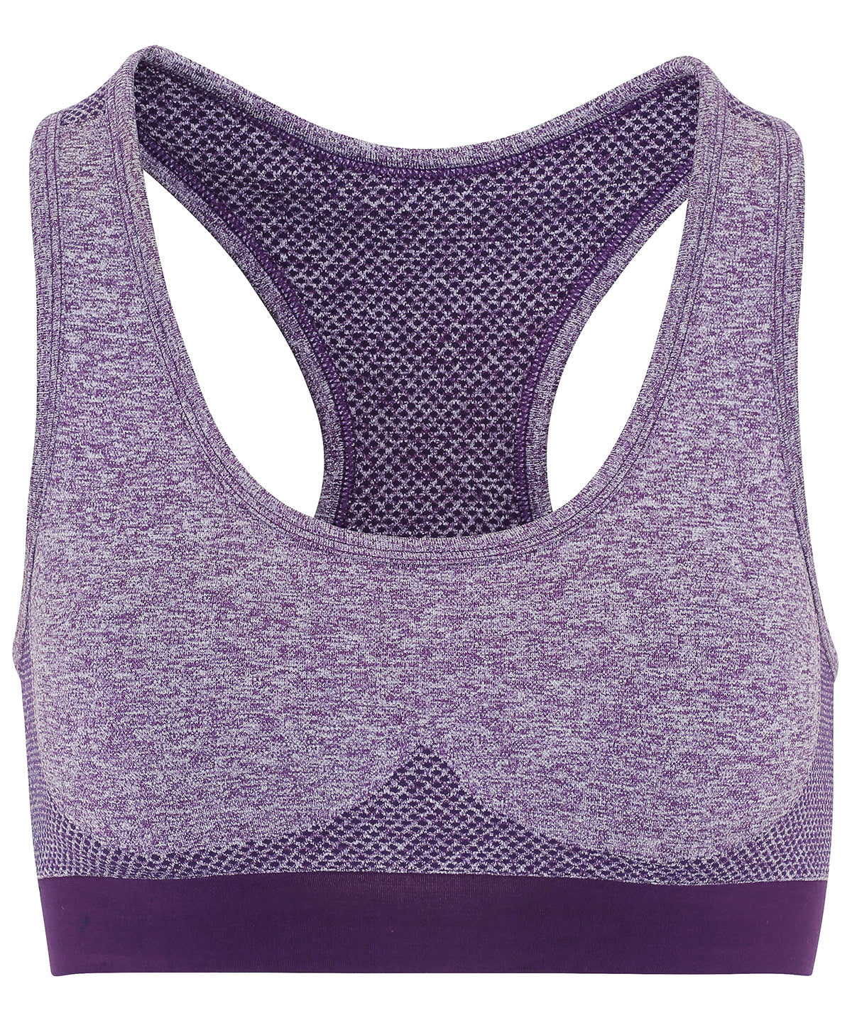 TriDri® seamless 3D fit multi-sport sculpt bra | purple