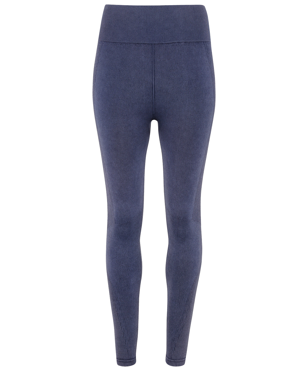 Womens TriDri® seamless 3D fit multi-sport denim look leggings | indigo denim