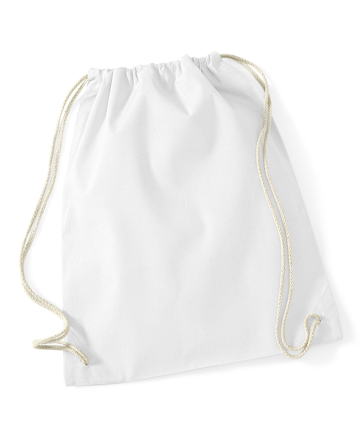 Cotton gymsac | white