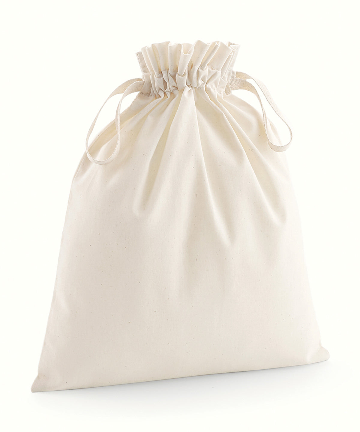 Organic cotton drawcord bag | natural