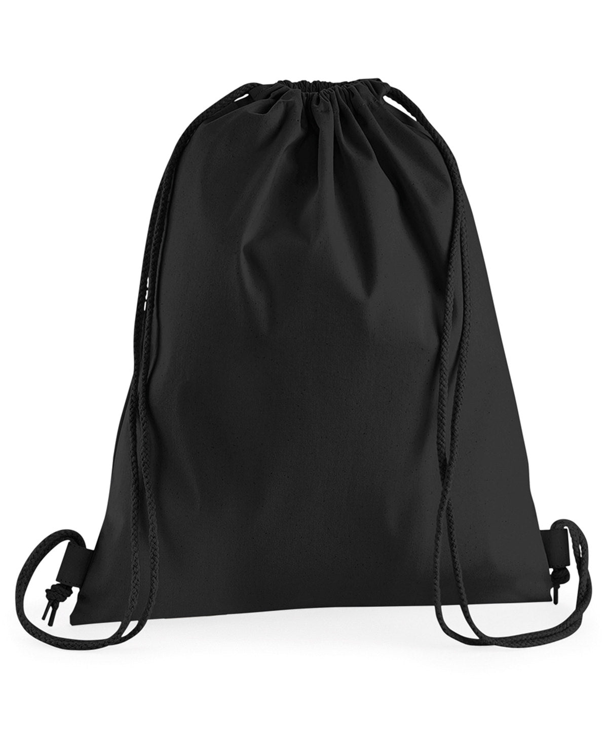 Premium cotton gymsac | black