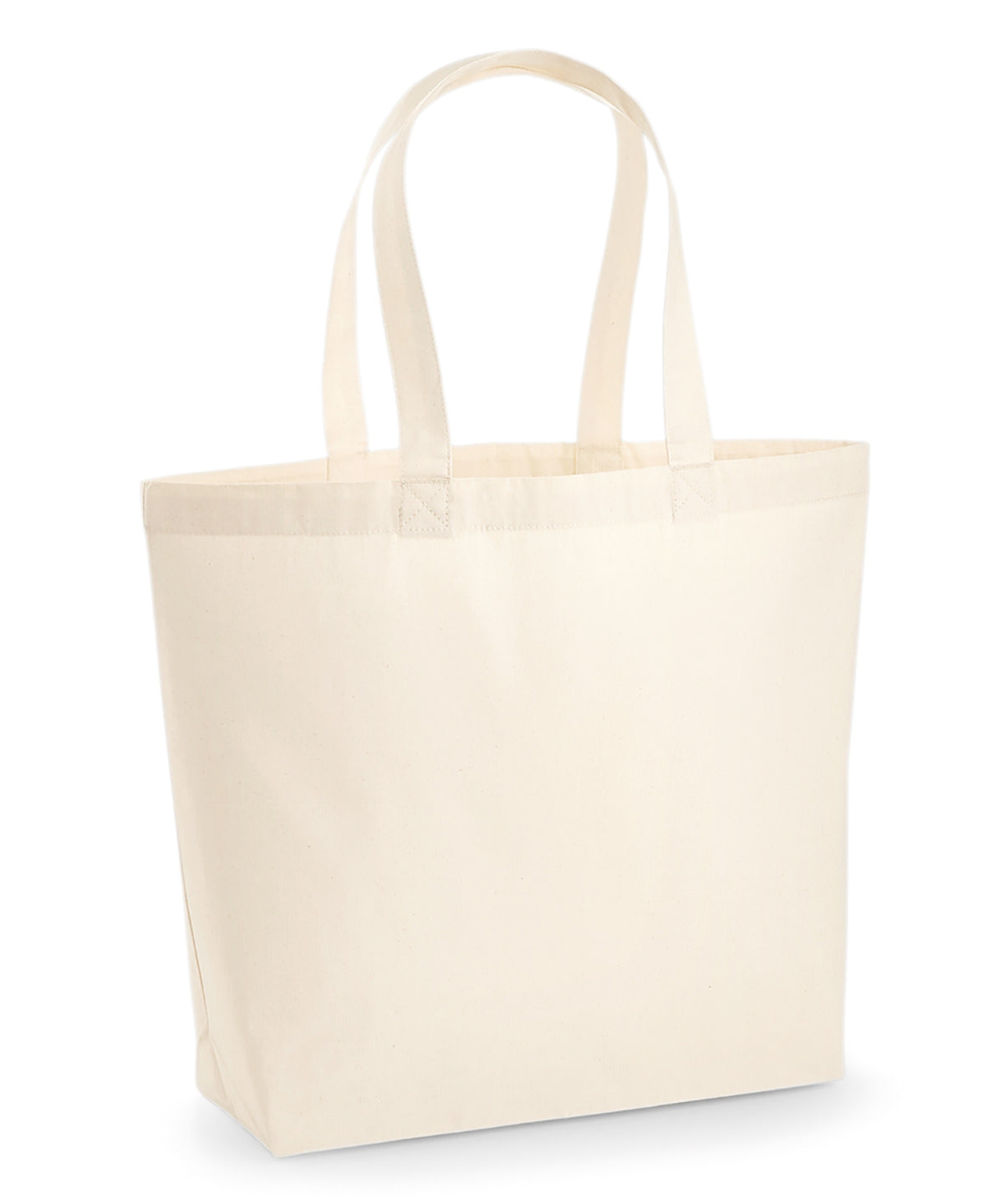 Premium cotton maxi tote | natural
