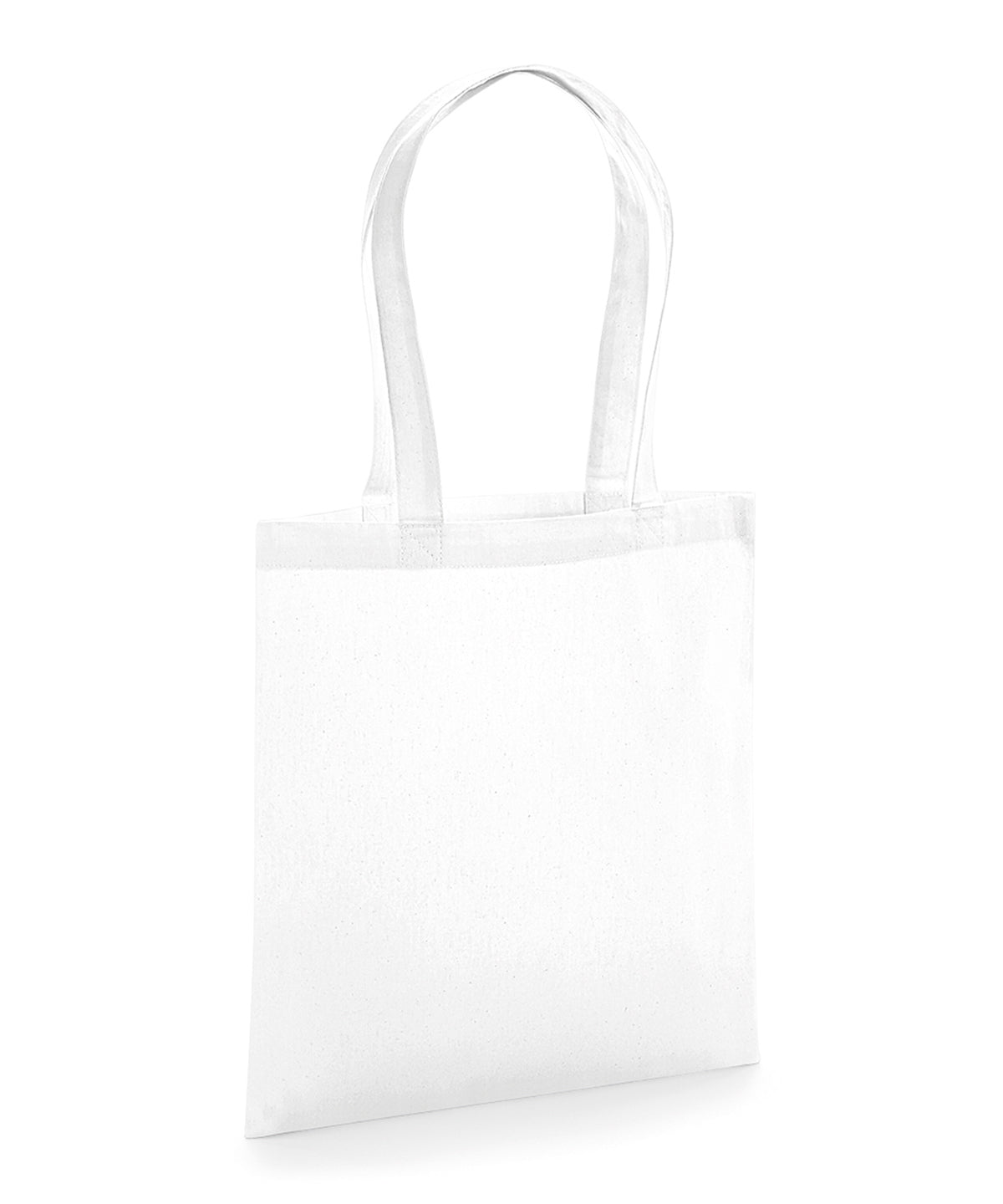 Organic premium cotton tote | white