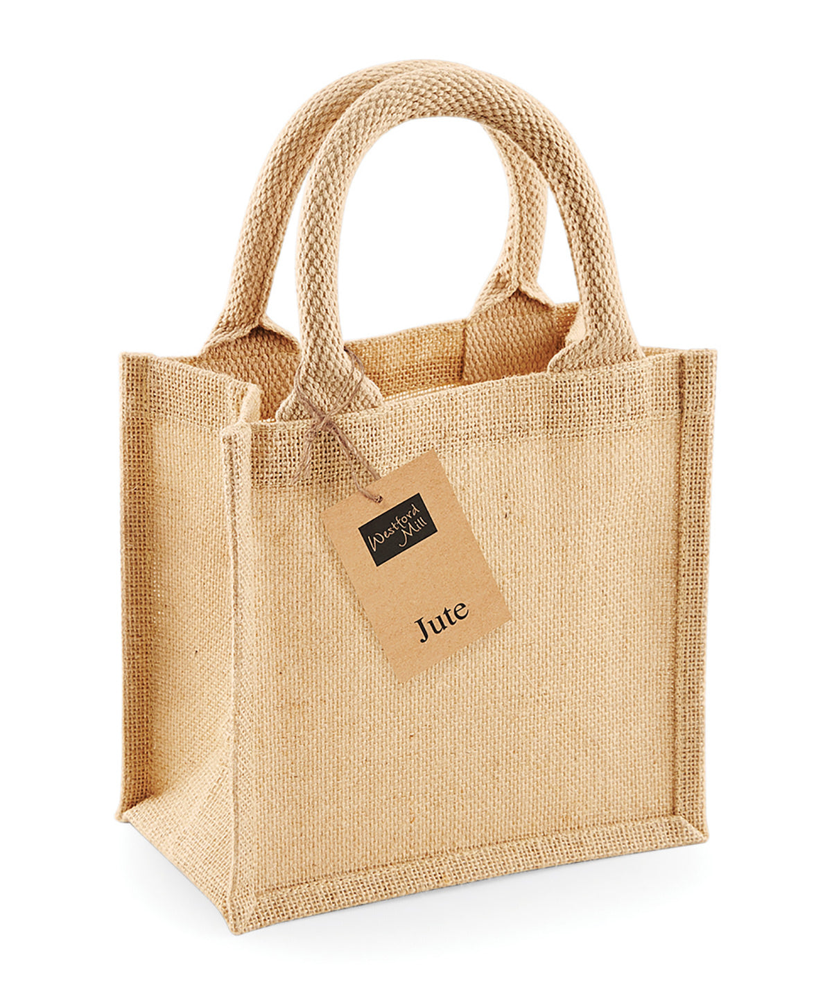 Jute petite gift bag | natural