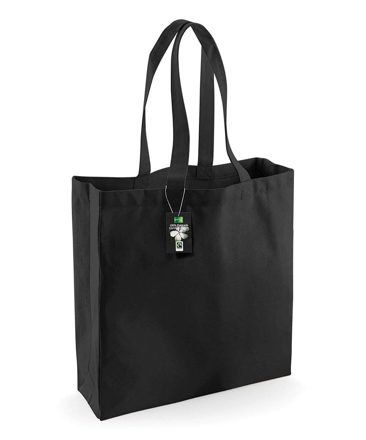 Fairtrade cotton classic shopper | black