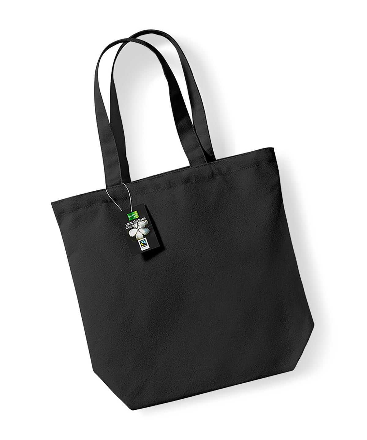 Fairtrade cotton Camden shopper | black