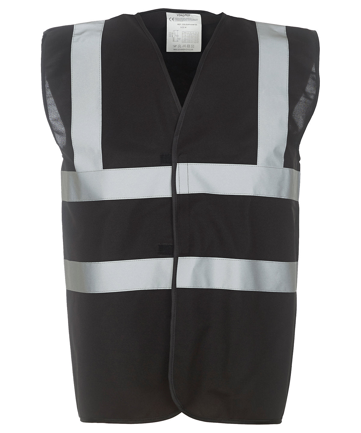 Hi-vis 2-band-and-braces waistcoat (HVW100) | black