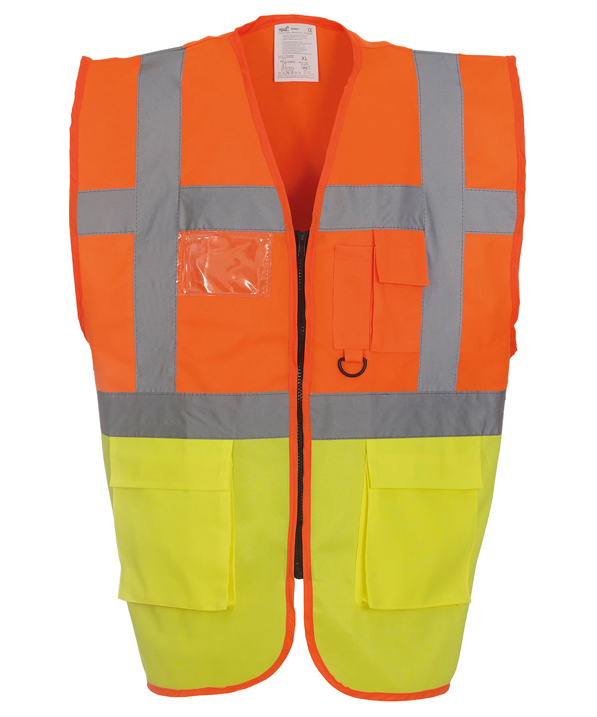 Multifunctional executive hi-vis waistcoat (HVW801) | orange/yellow
