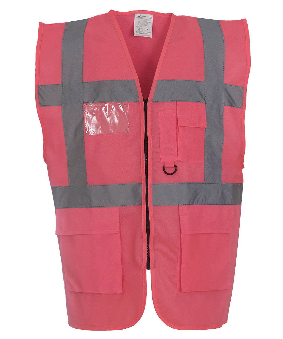 Multifunctional executive hi-vis waistcoat (HVW801) | pink