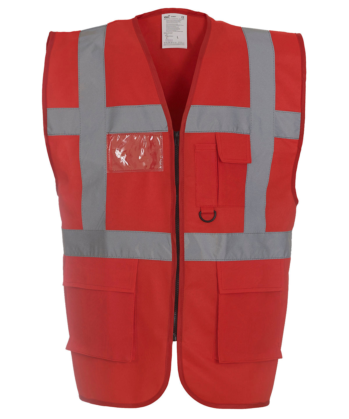 Multifunctional executive hi-vis waistcoat (HVW801) | red