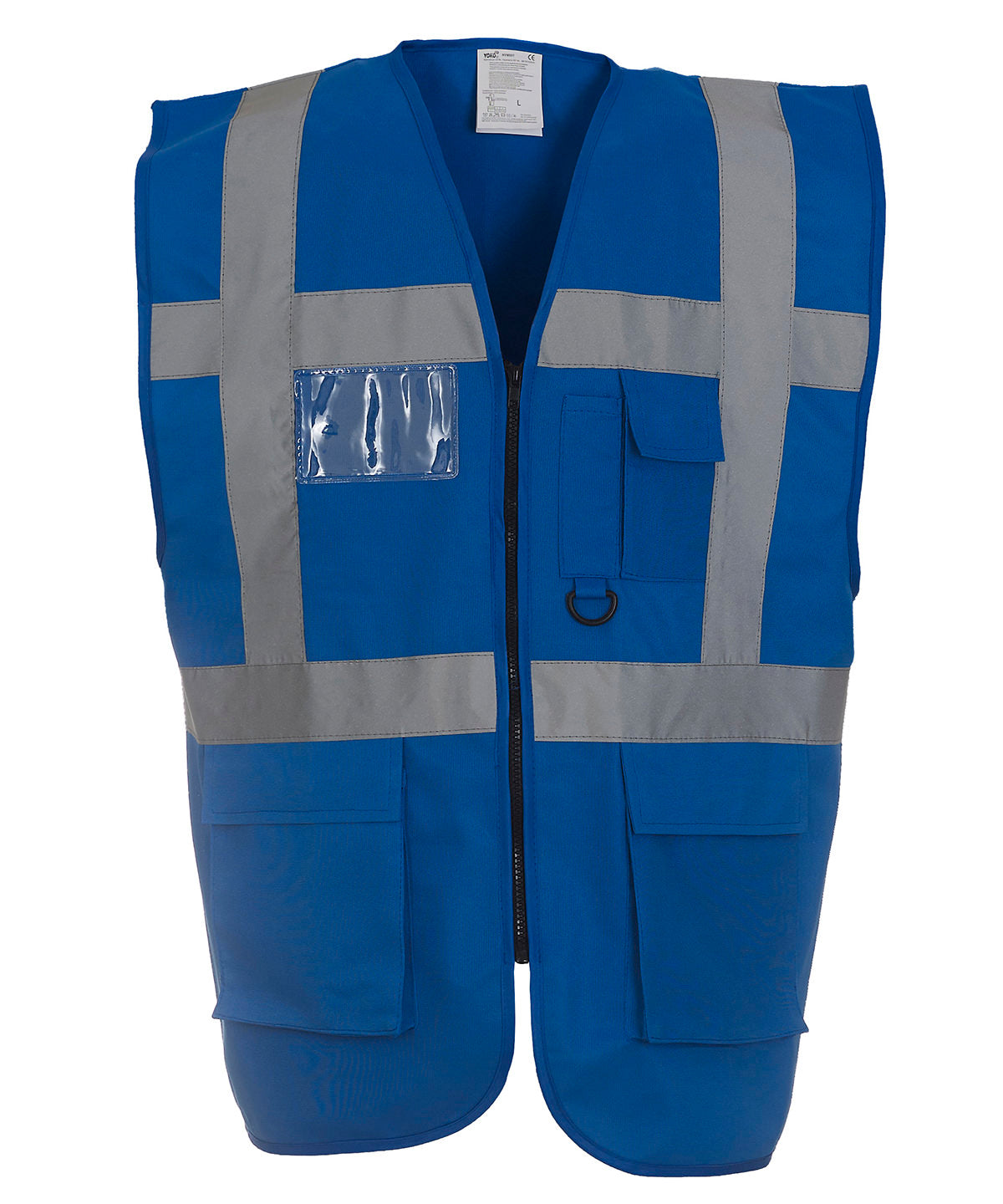 Multifunctional executive hi-vis waistcoat (HVW801) | royal blue