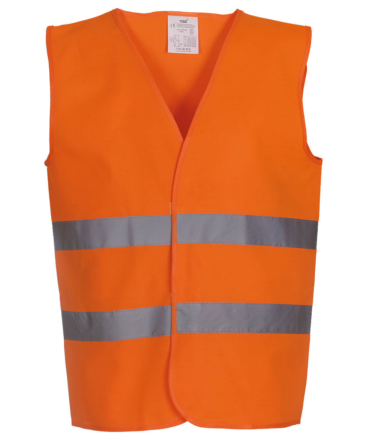 Hi-vis 2-band waistcoat (HVW102) | orange