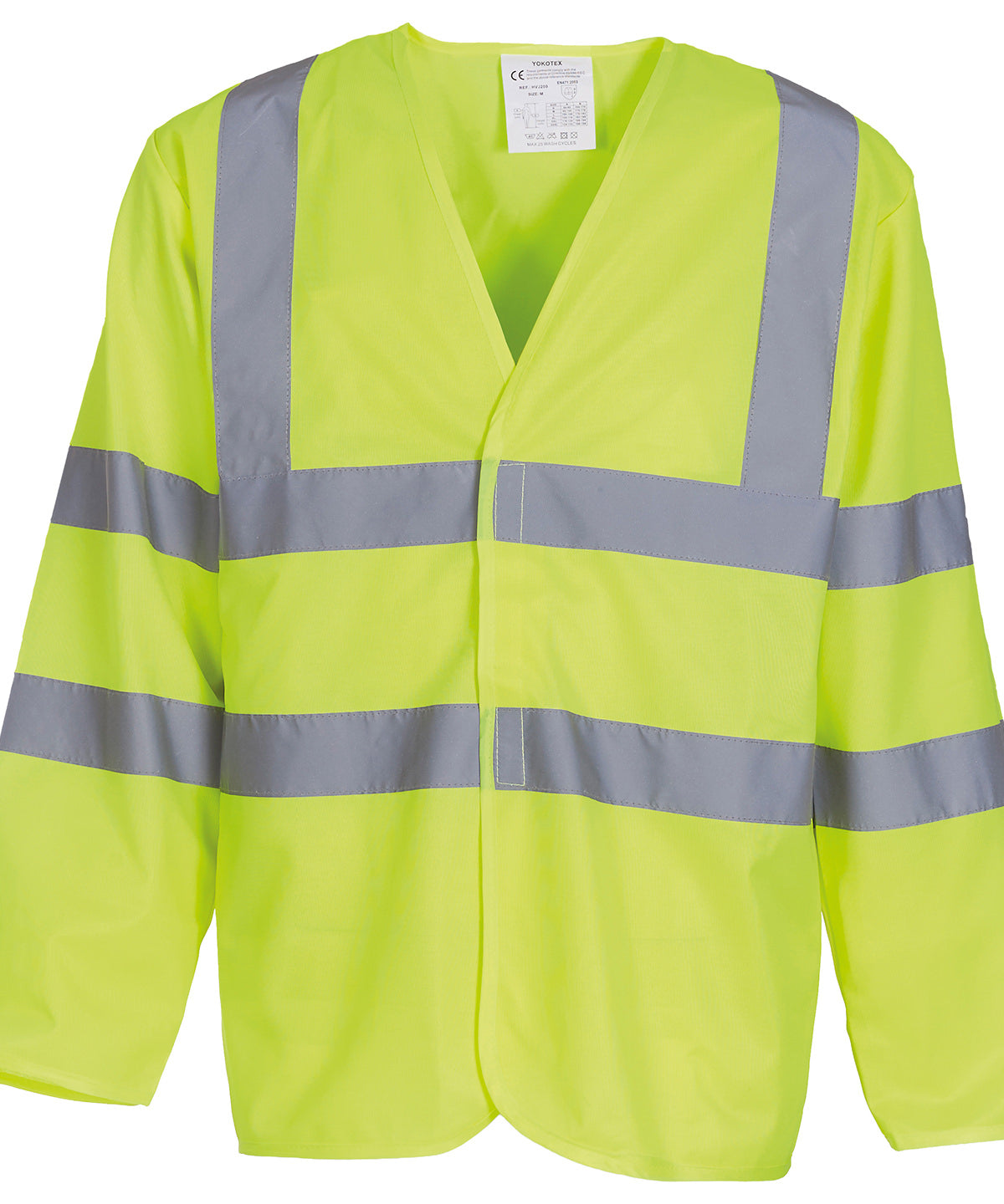 Hi-vis long sleeve waistcoat (HVJ200) | yellow