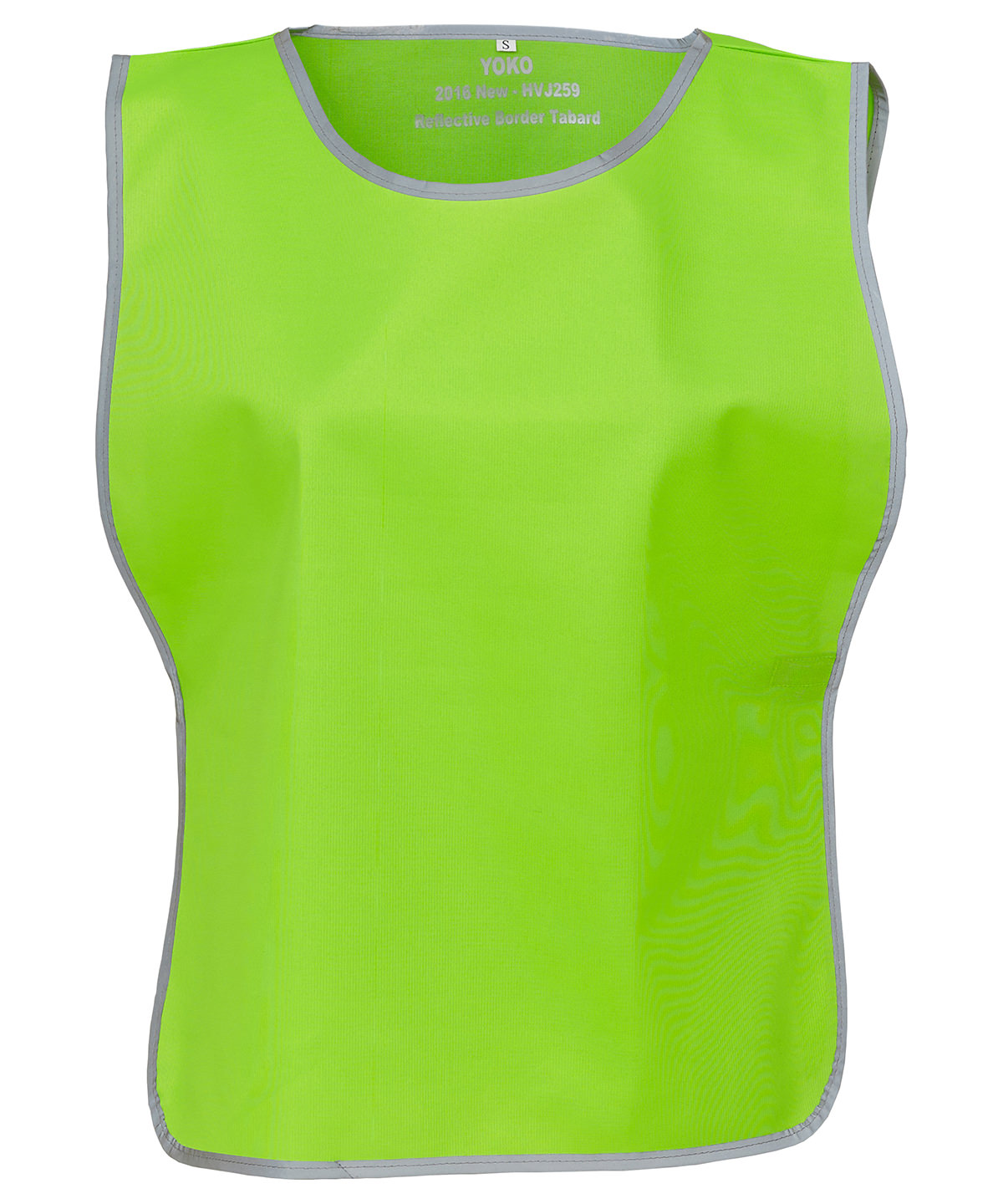 Hi-vis reflective border tabard (HVJ259) | lime