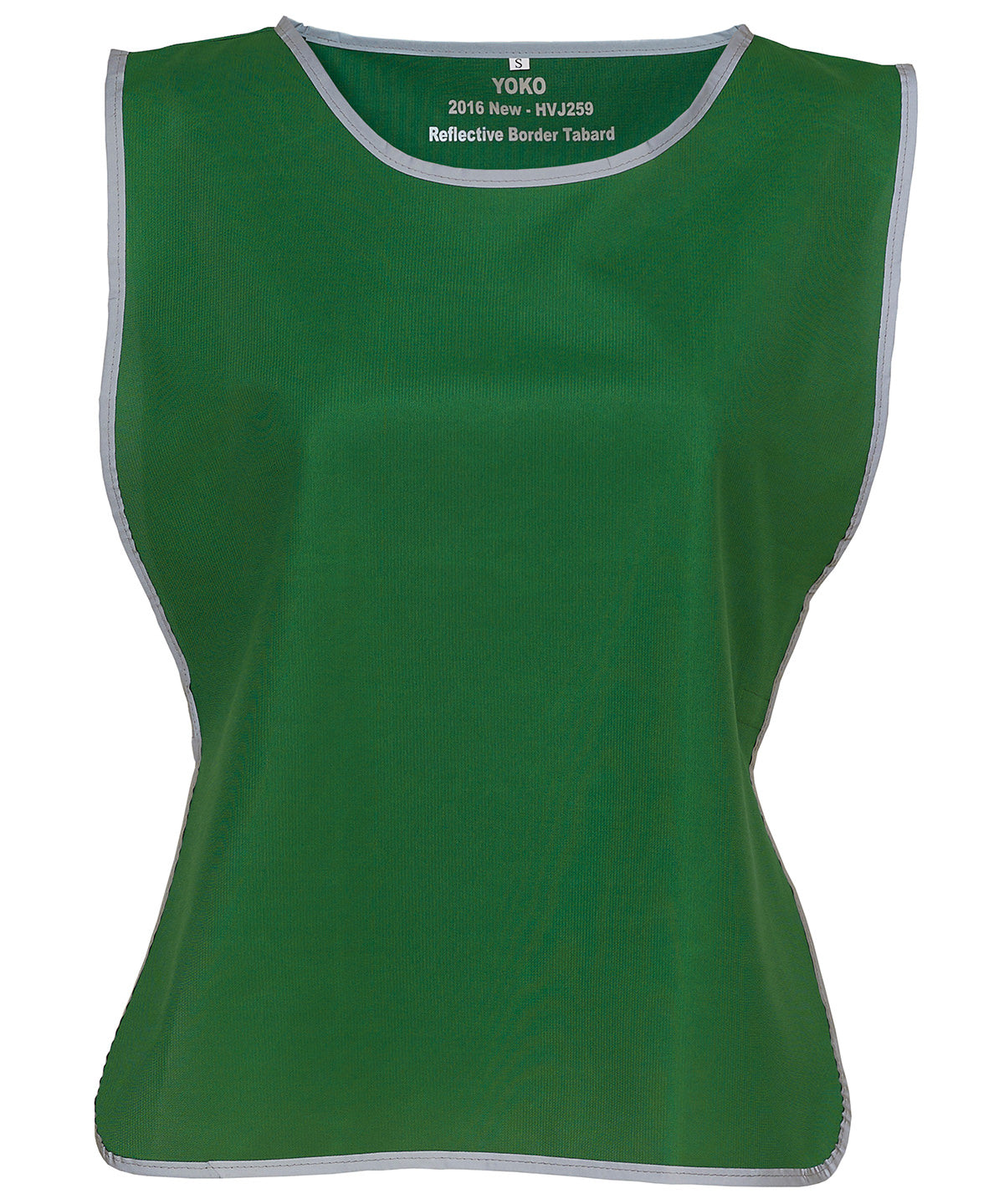 Hi-vis reflective border tabard (HVJ259) | paramedic green