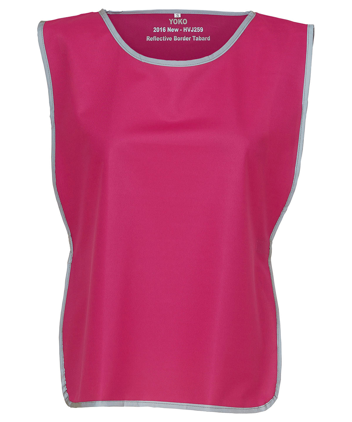 Hi-vis reflective border tabard (HVJ259) | raspberry