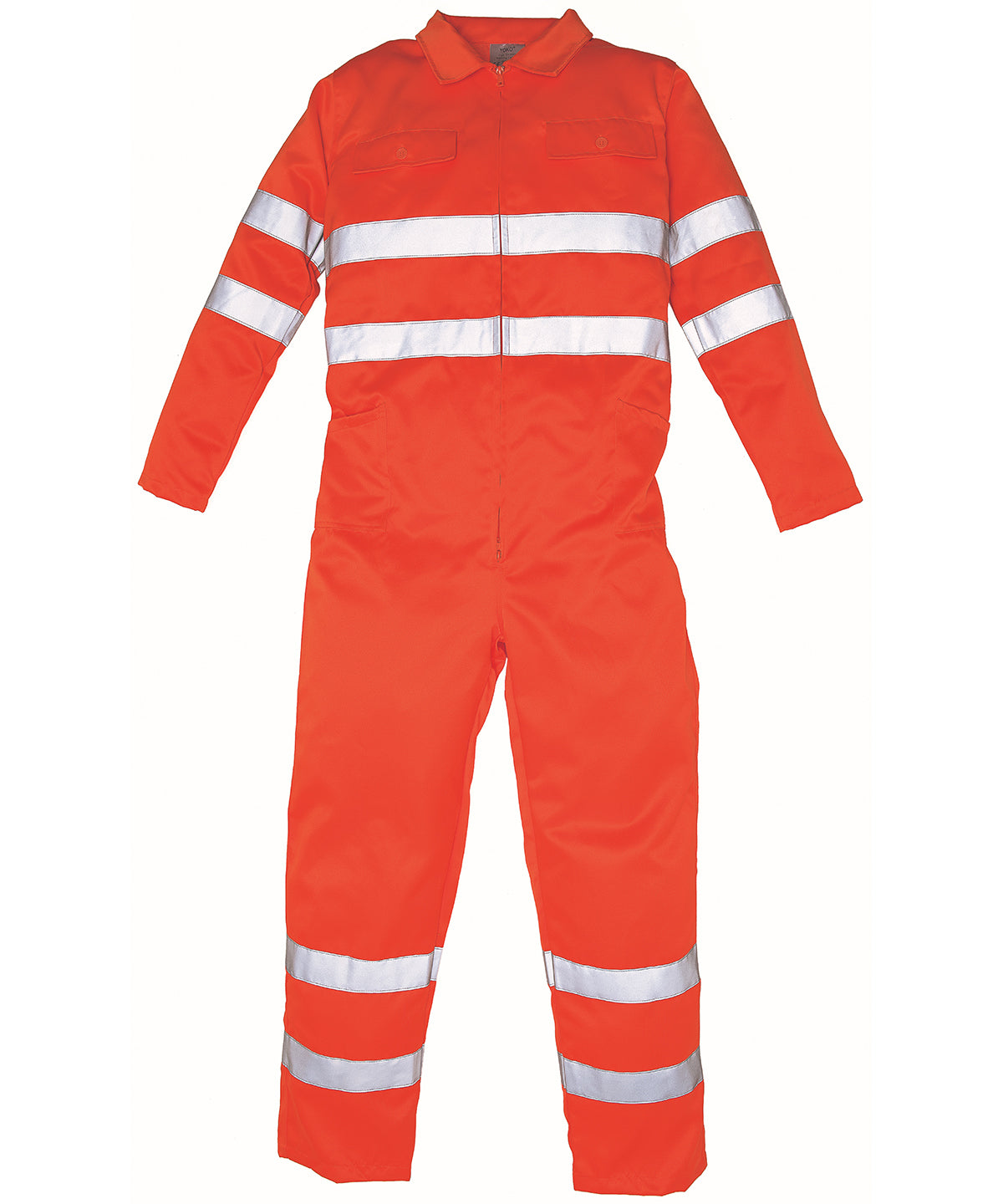 Hi-vis polycotton coverall (HV058) | Orange
