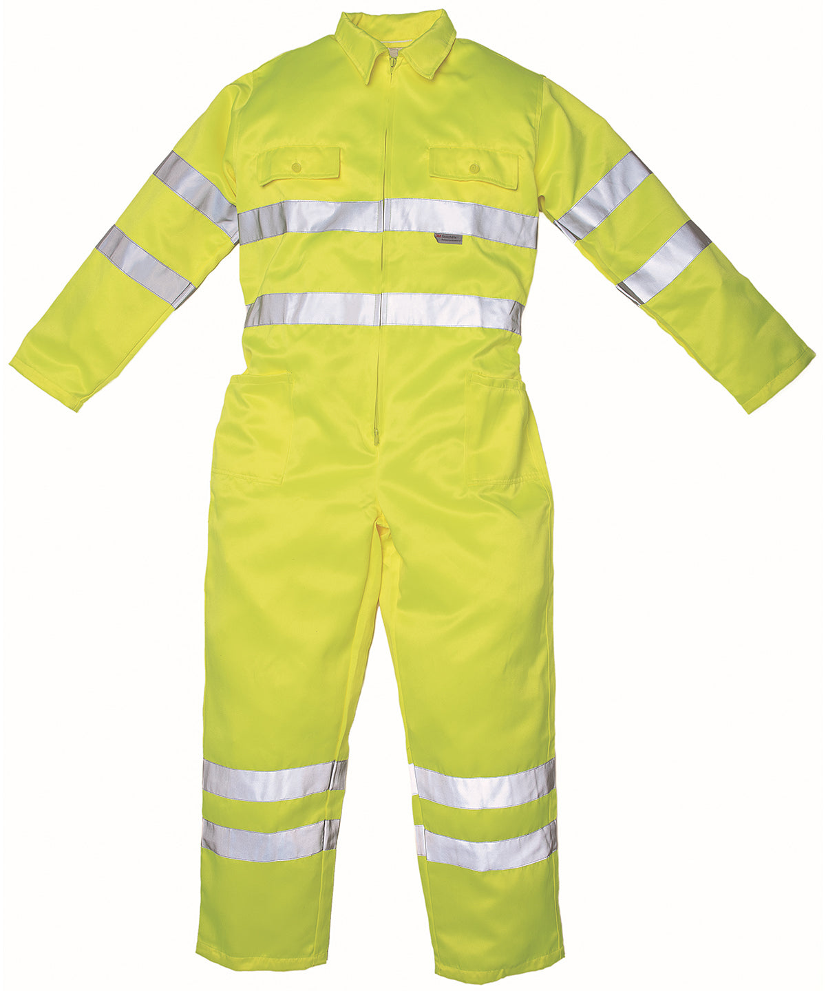 Hi-vis polycotton coverall (HV058) | Yellow