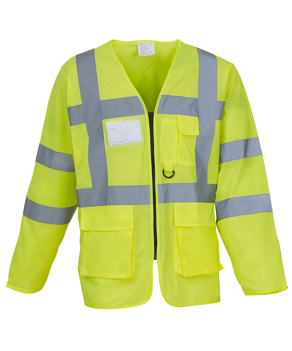 Hi-vis executive long sleeve waistcoat (HVJ800) | yellow