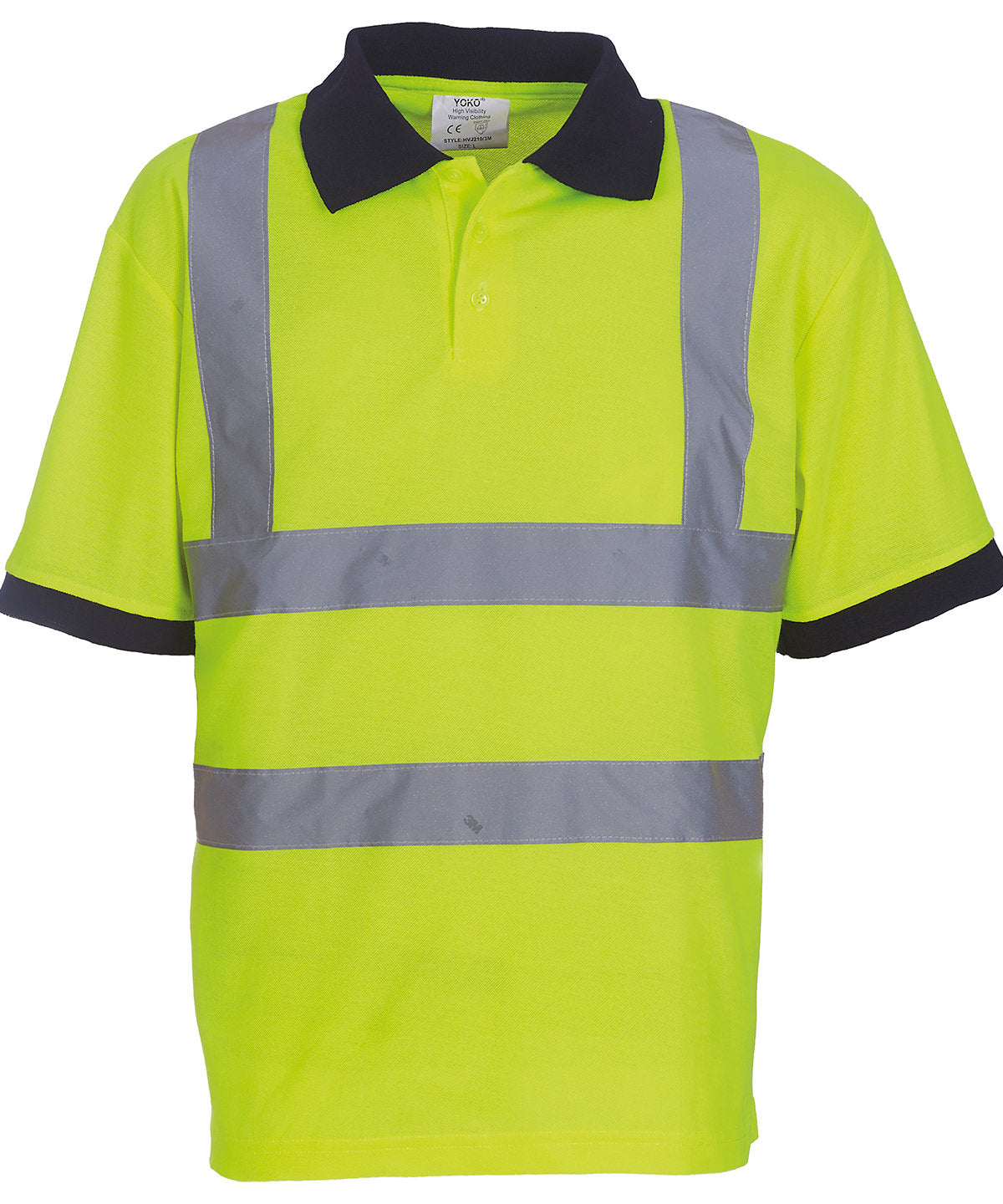 Hi-vis short sleeve polo (HVJ210) | yellow