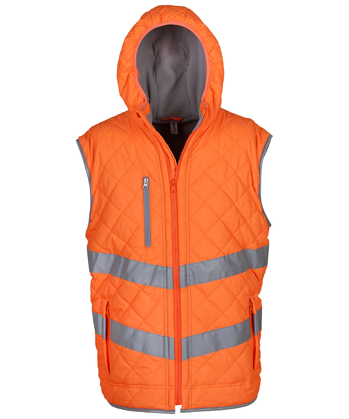 Hi-vis Kensington hooded gilet (HV007) | Orange