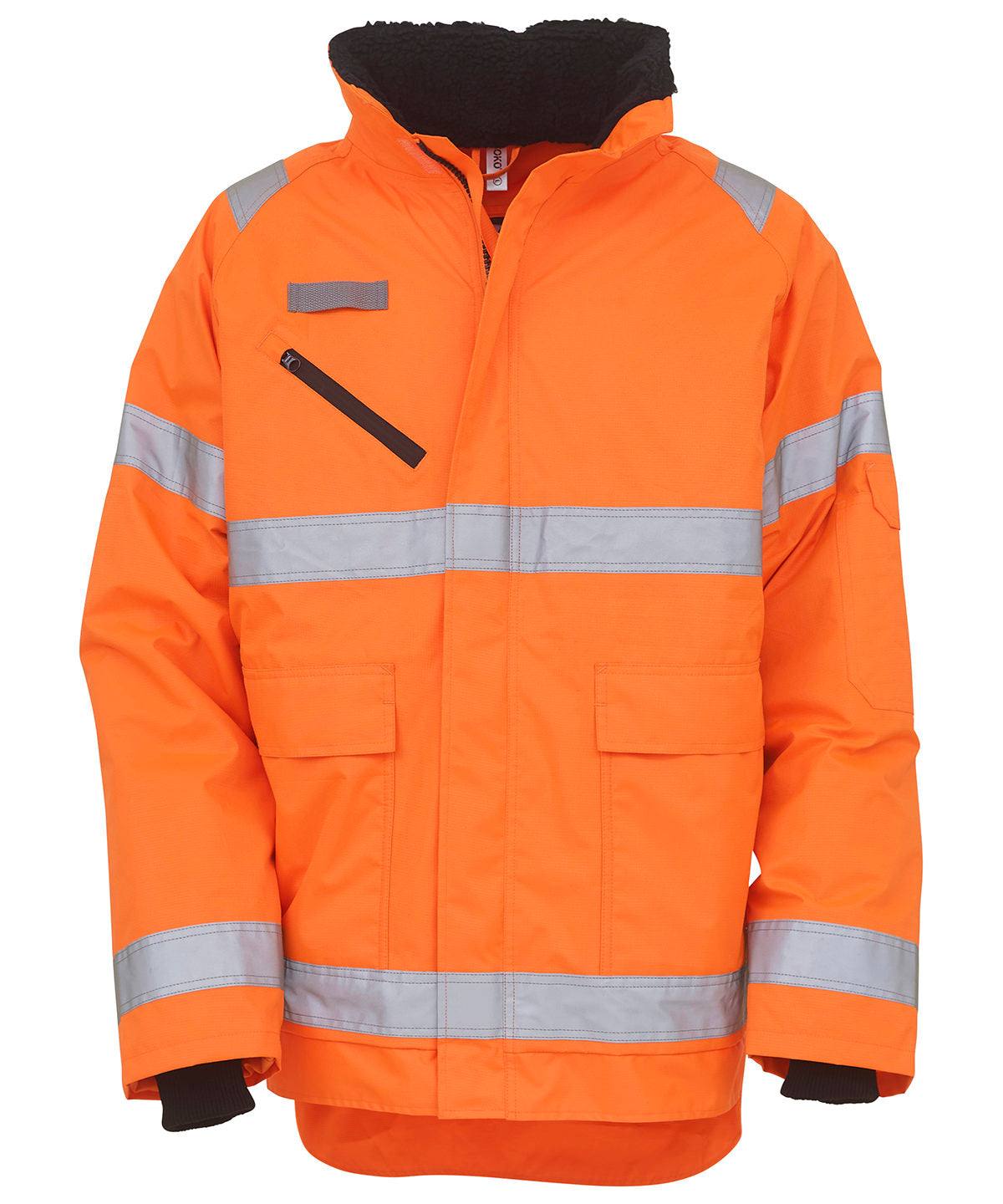Hi-vis Fontaine storm jacket (HVP309) | orange