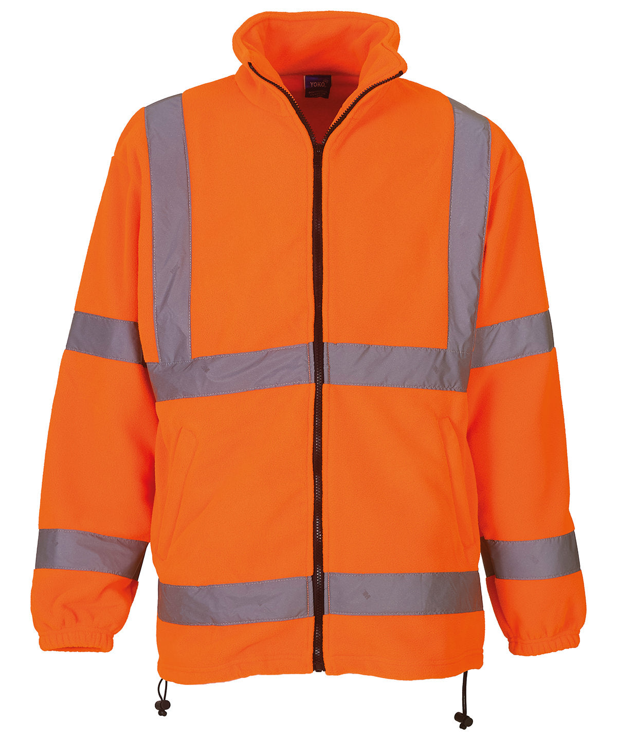 Hi-vis heavyweight fleece jacket (HVK08) | orange