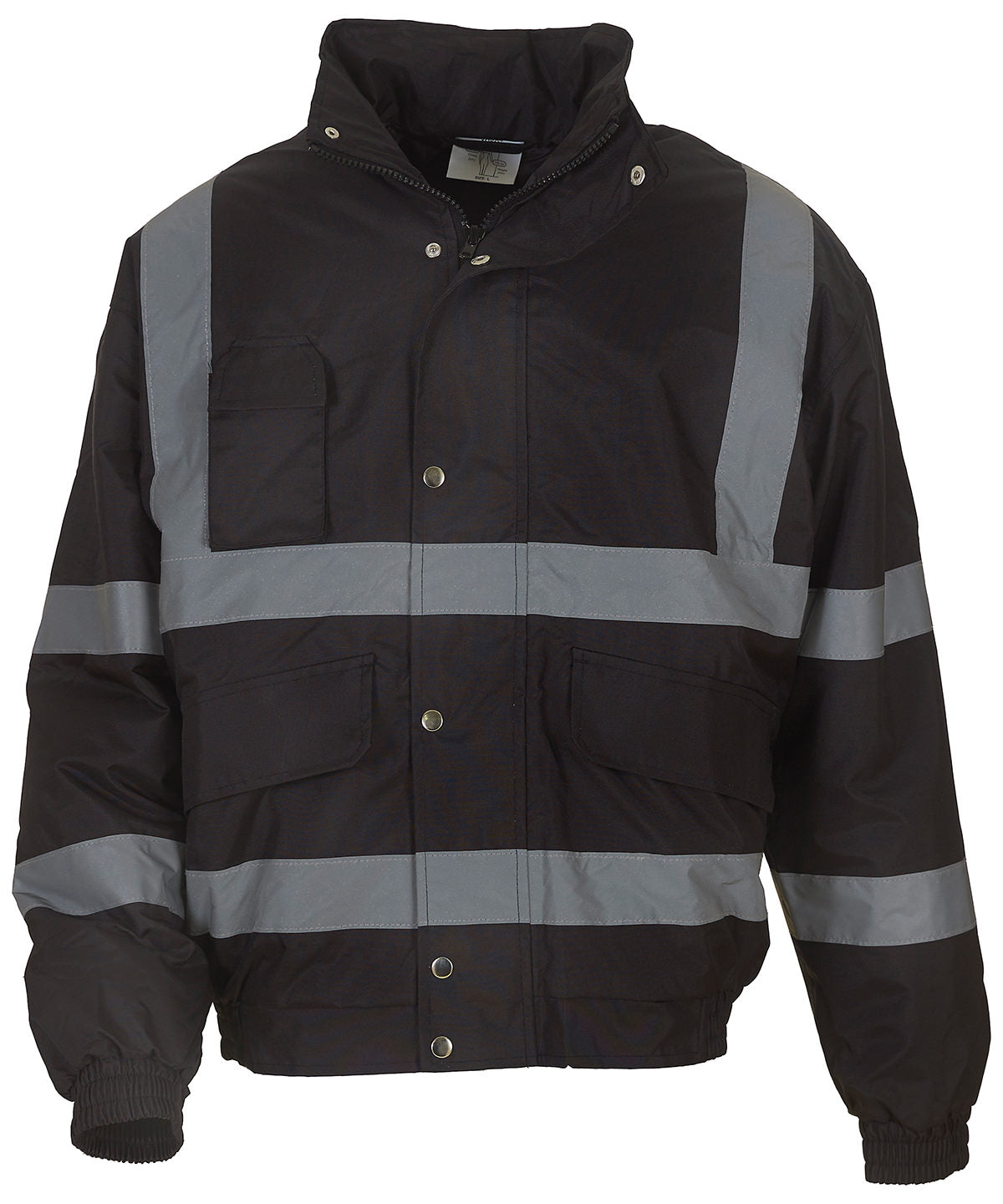 Hi-vis classic bomber jacket (HVP211) | Black