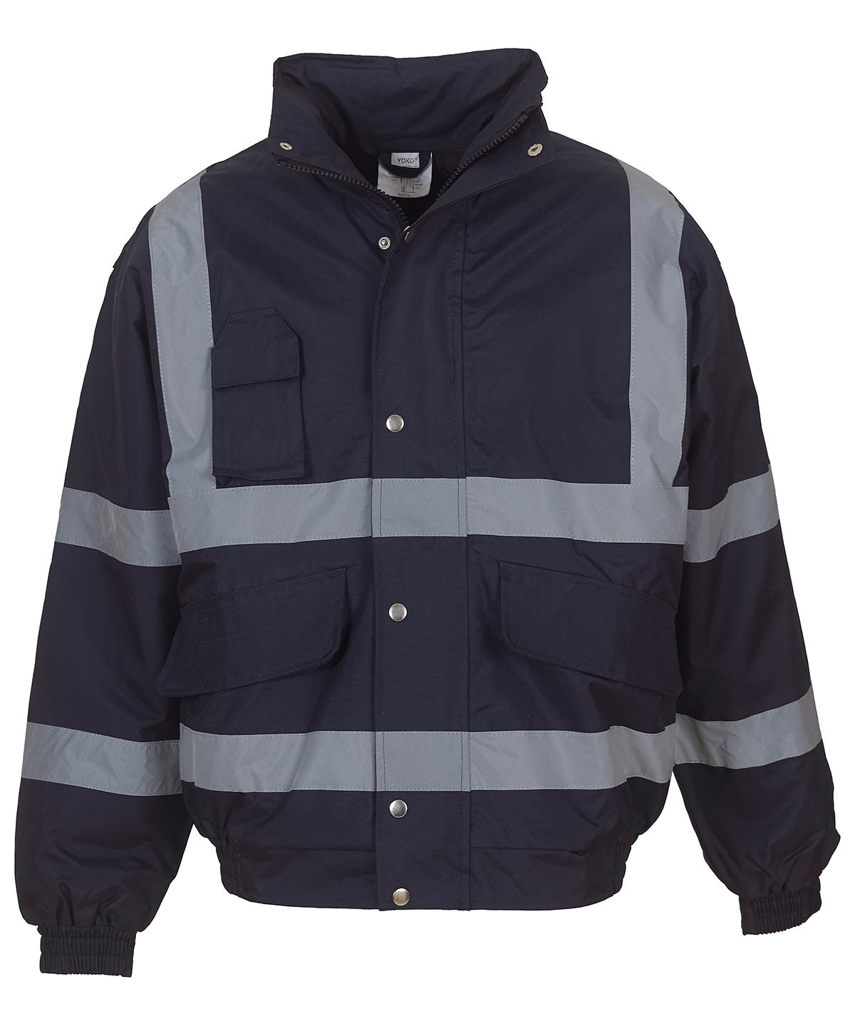 Hi-vis classic bomber jacket (HVP211) | navy