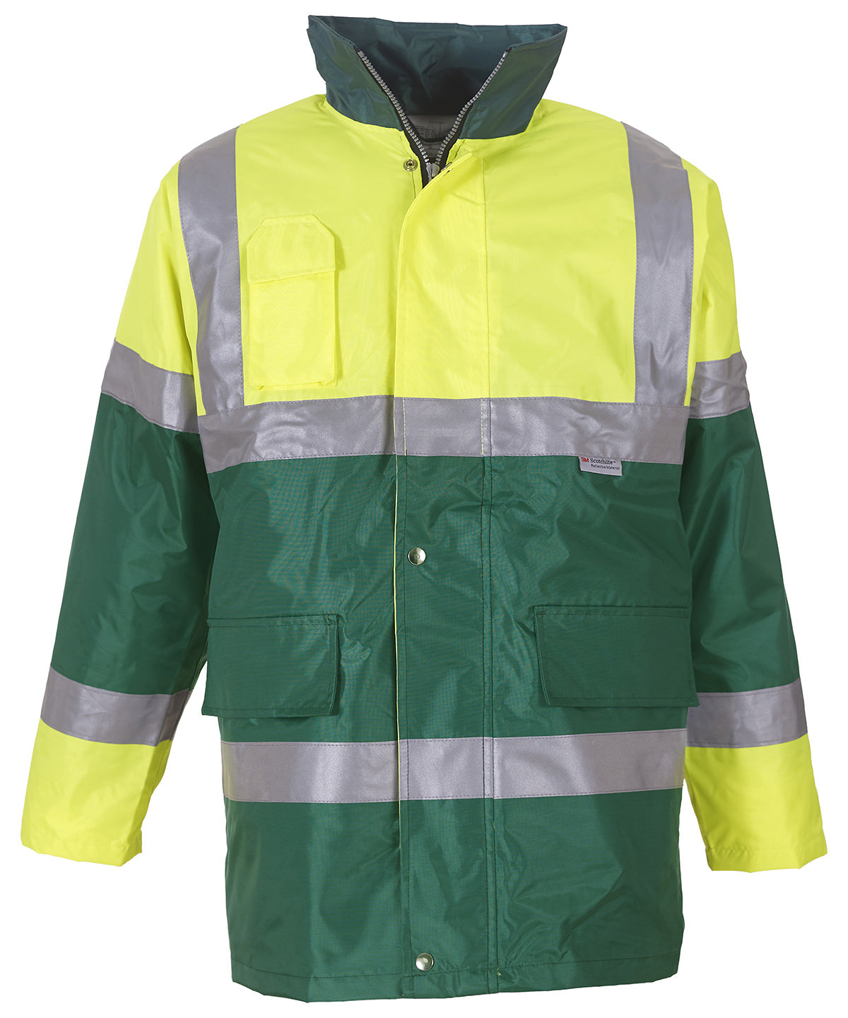 Hi-vis contrast jacket (HVP303) | Yellow/Paramedic Green