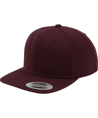 The classic snapback (6089M) | maroon/maroon