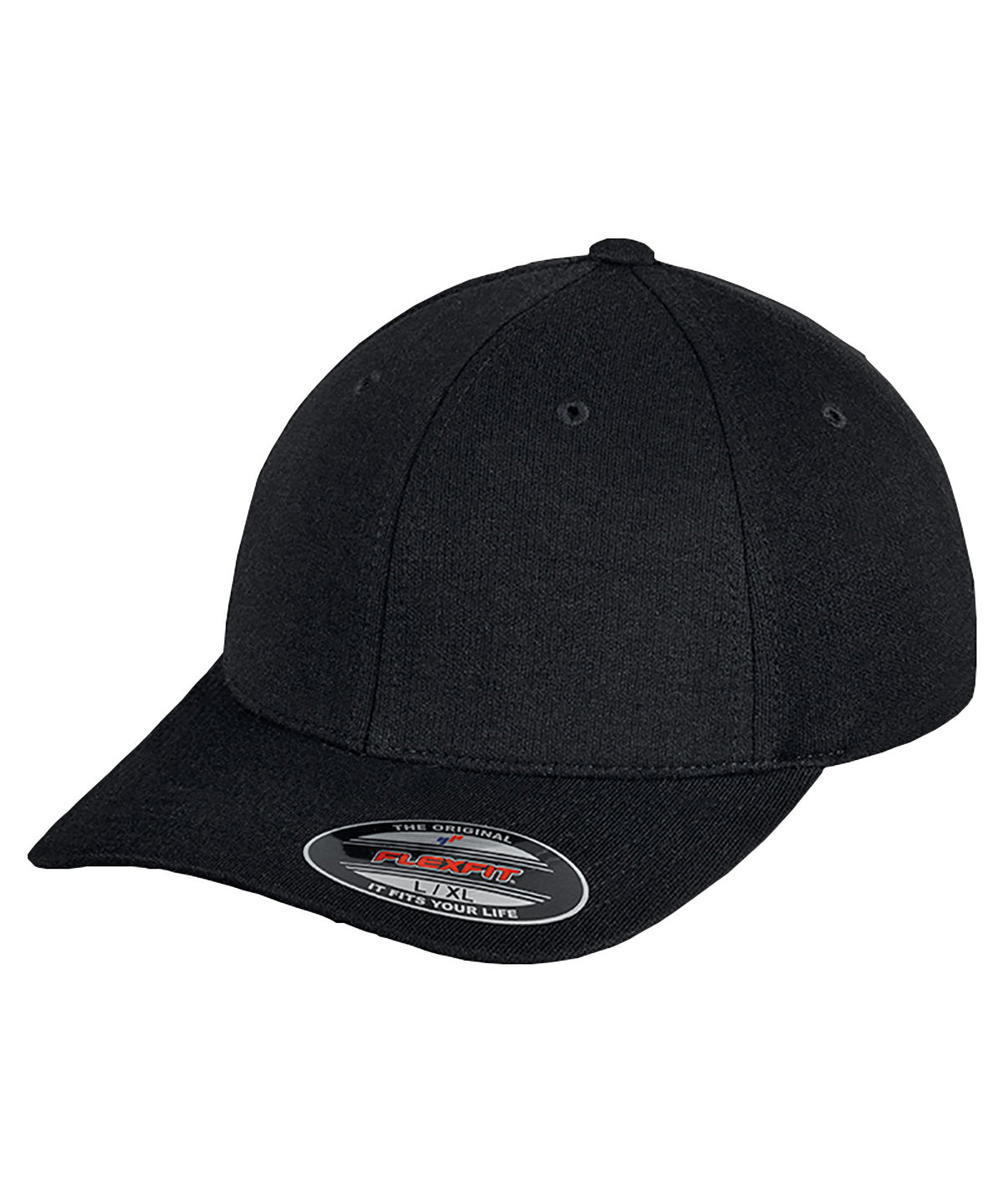 Flexfit double Jersey cap (6778) | Black