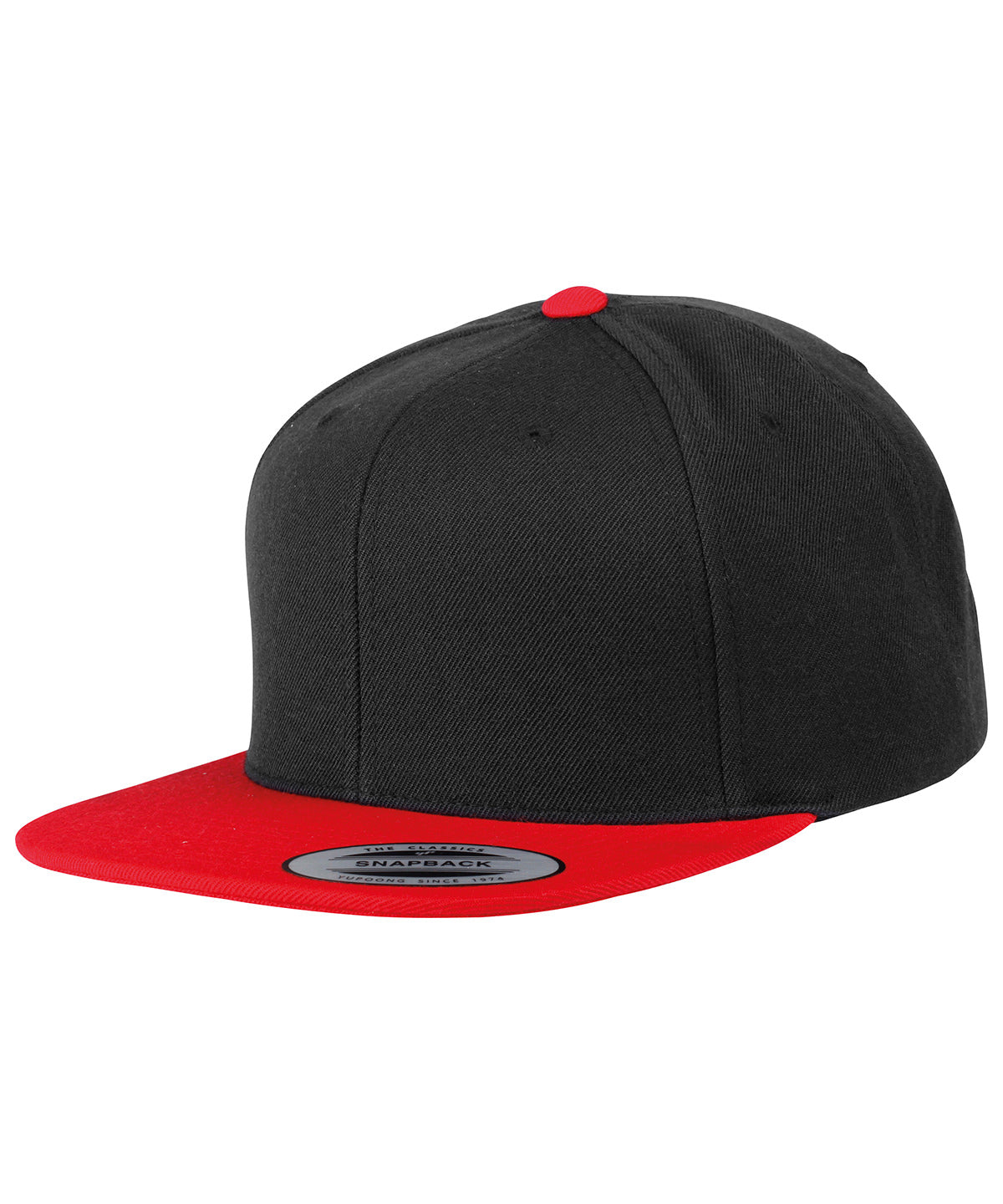 Varsity snapback (6089MT) | Black/Red