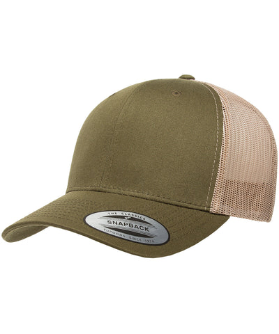 Retro trucker cap (6606) | moss/khaki
