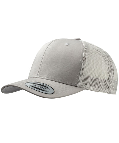 Retro trucker cap (6606) | silver/silver