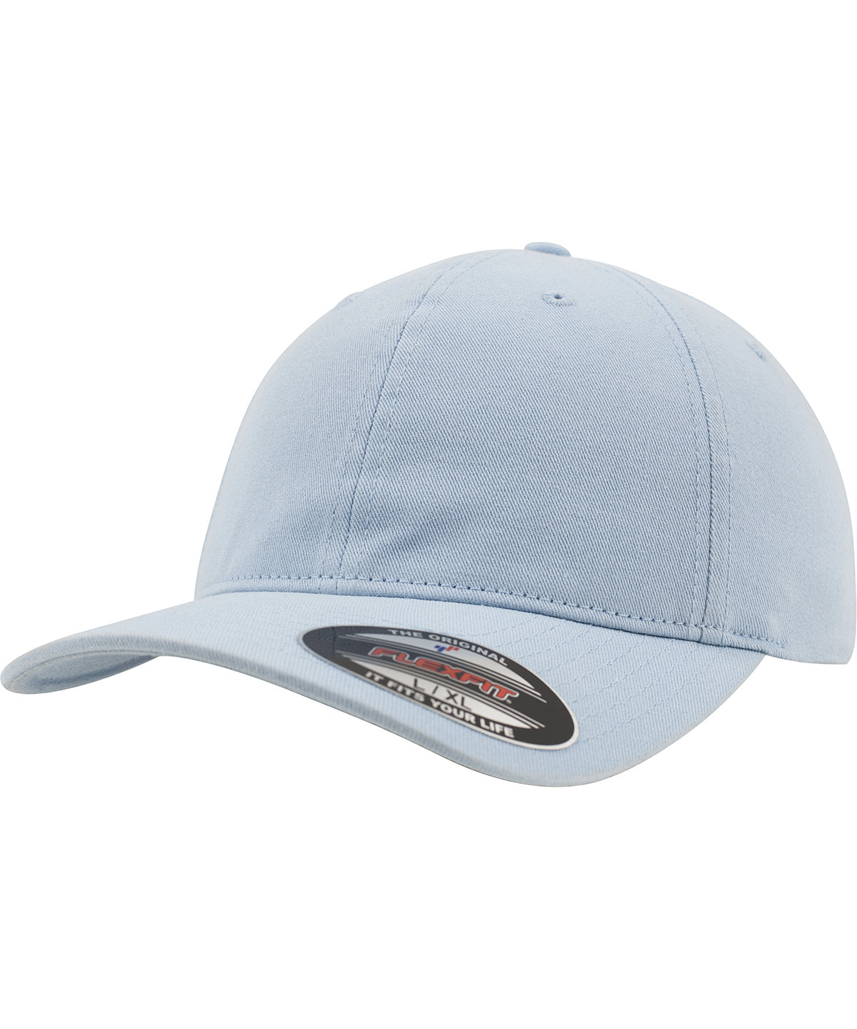 Flexfit garment washed cotton dad hat (6997) | light blue