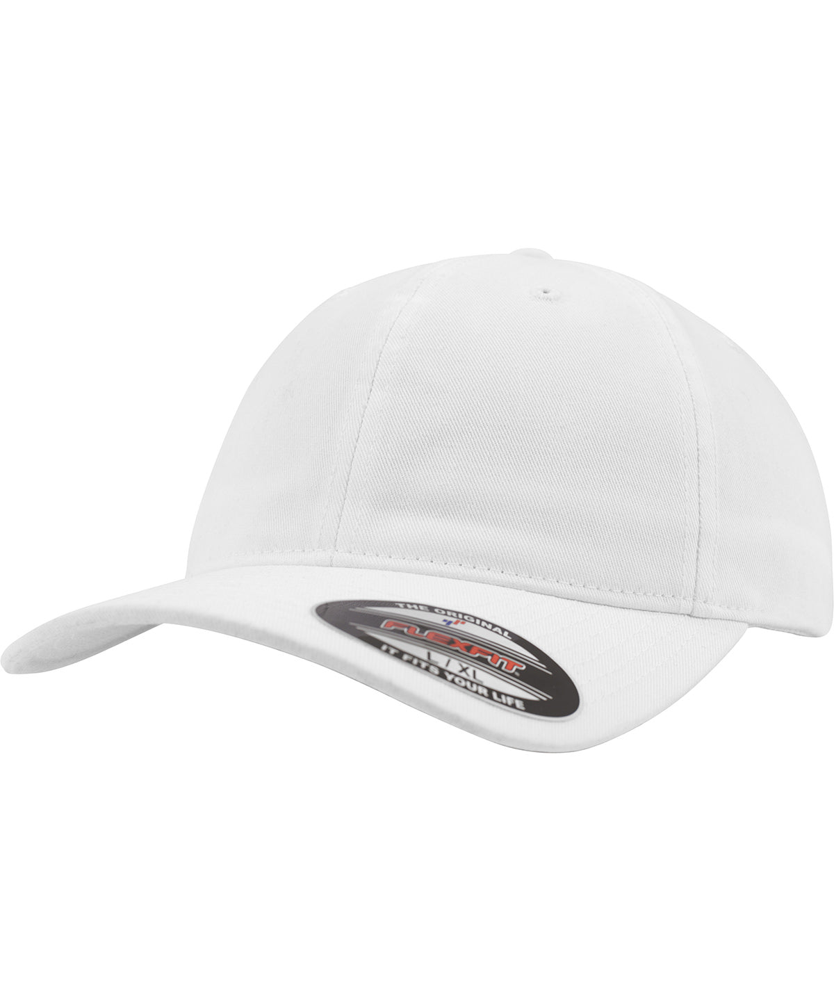 Flexfit garment washed cotton dad hat (6997) | white