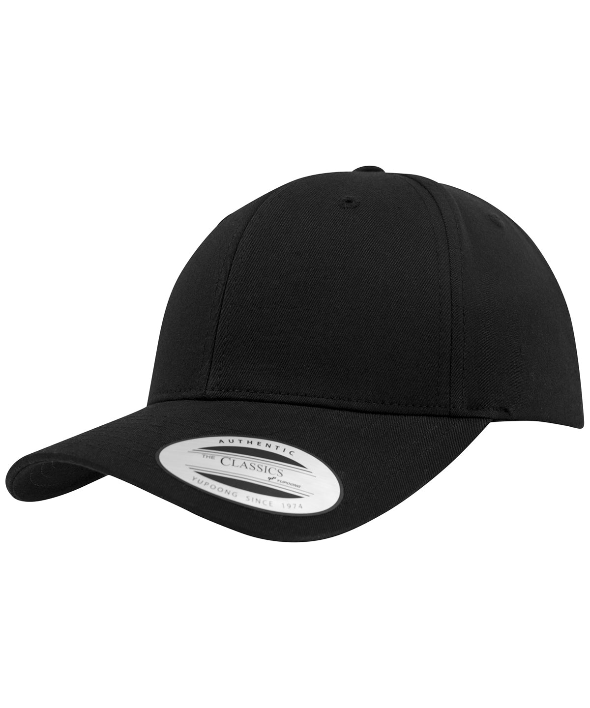 Curved classic snapback (7706)(7706) | Black