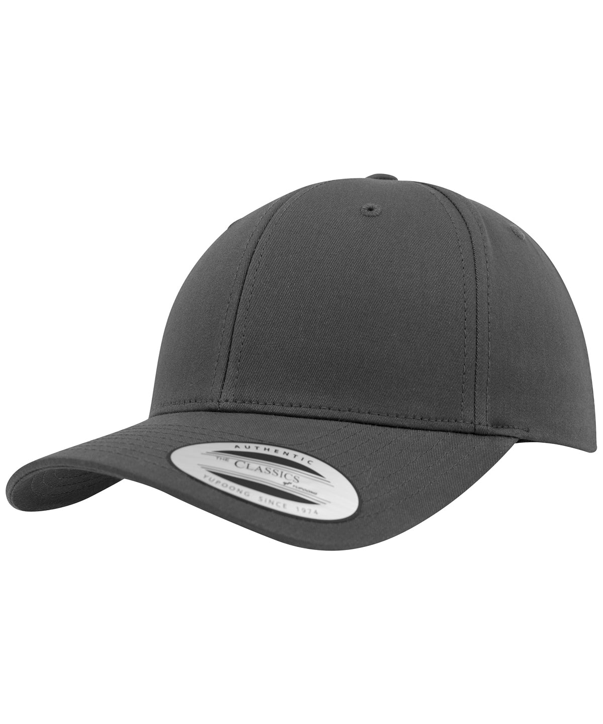 Curved classic snapback (7706)(7706) | charcoal