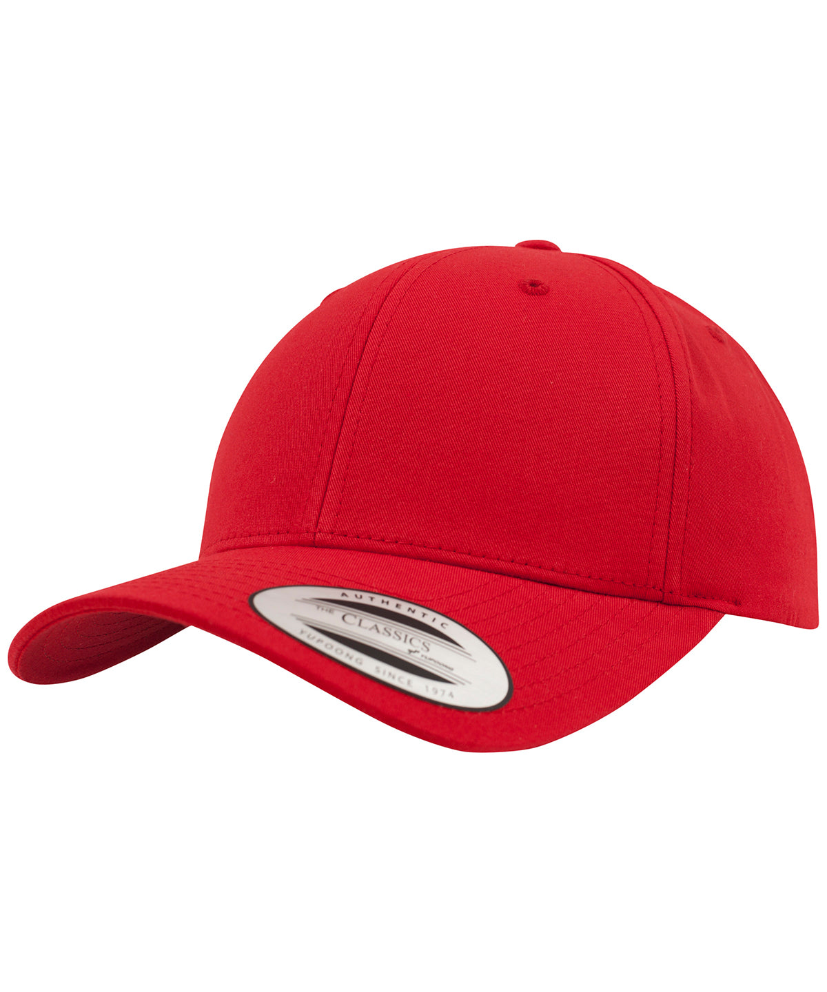 Curved classic snapback (7706)(7706) | red