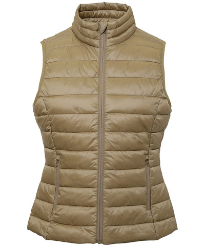 Womens terrain padded gilet | khaki