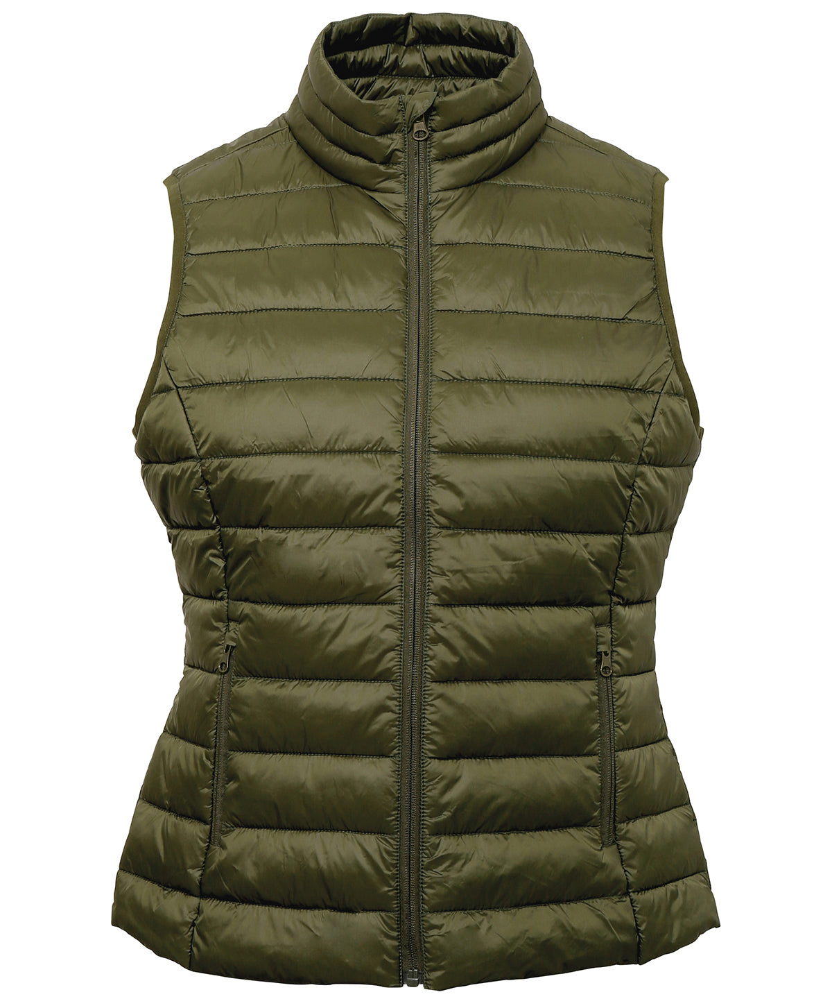 Womens terrain padded gilet | olive